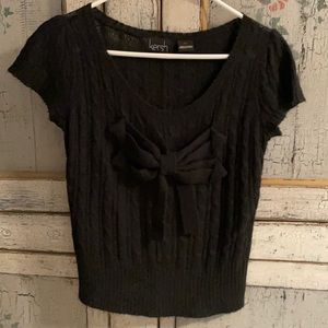 Sexy sweater with bow